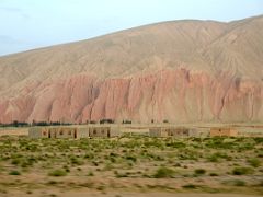 05 Eroded Red Hills From Highway 219 Just After Leaving Karghilik Yecheng